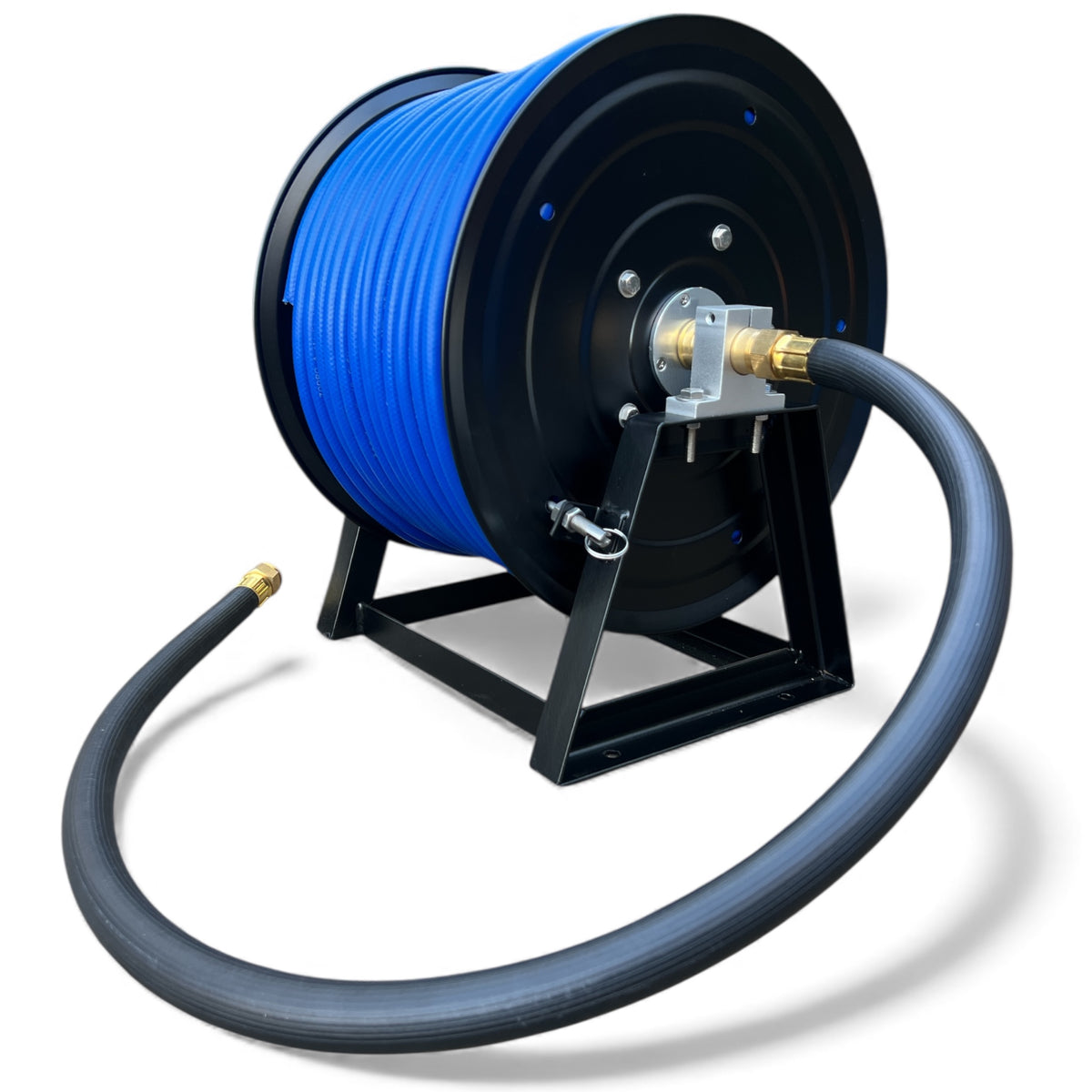 ZORRO Powder Coated Mountable Hose Reel With Hi-Flex Hose Bundle