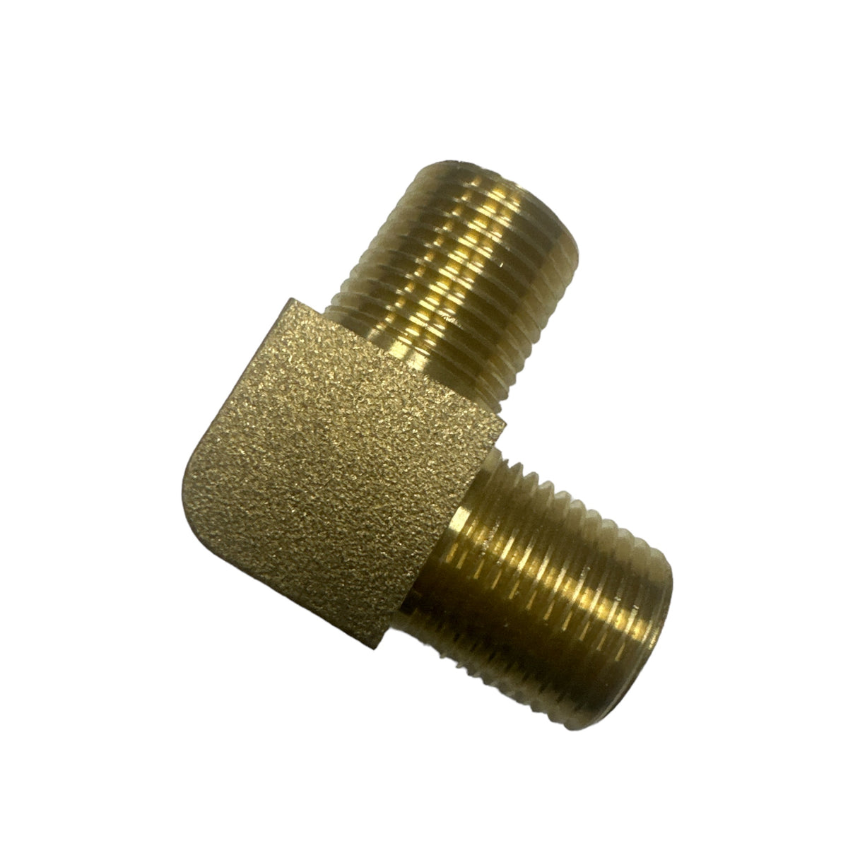 Brass Air &amp; Water Male to Male BSPT Elbow