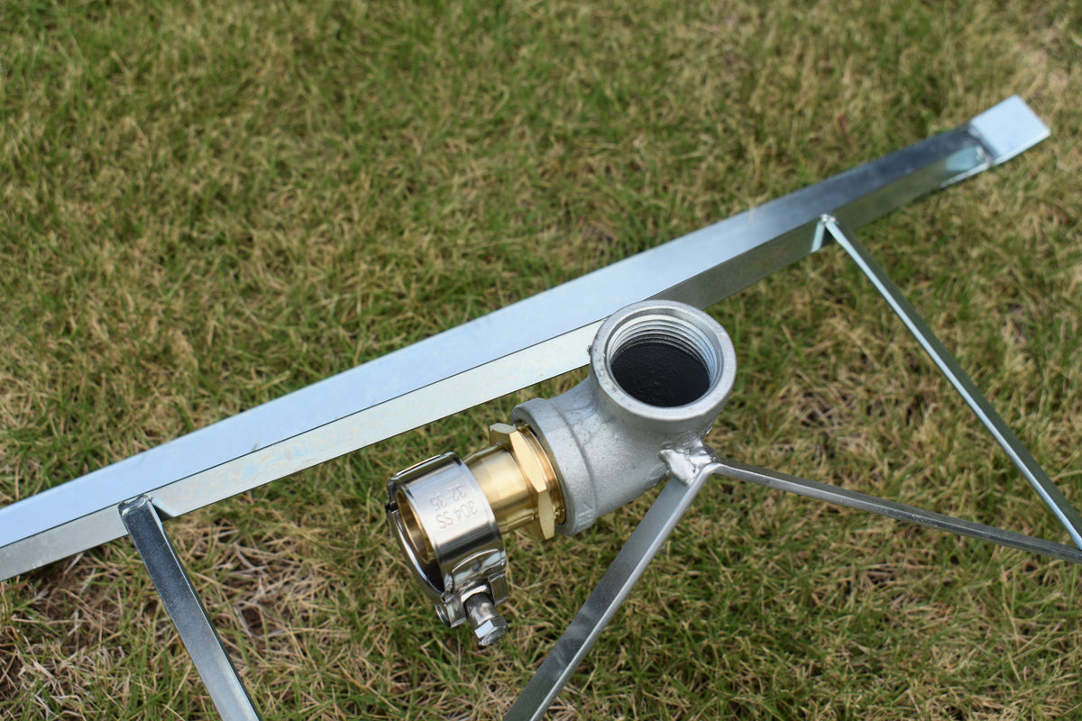ZORRO Heavy Duty Galvanised Steel Sprinkler Base / Skid 25mm BSP