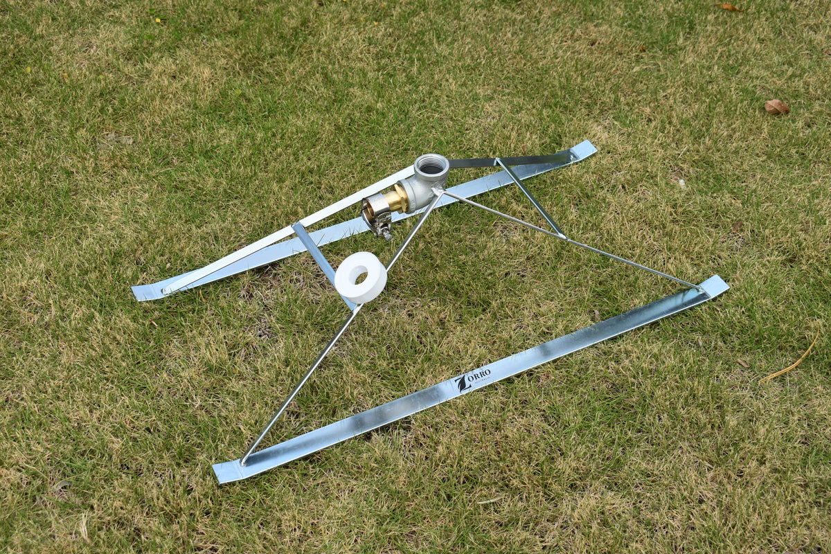 ZORRO Heavy Duty Galvanised Steel Sprinkler Base / Skid 25mm BSP