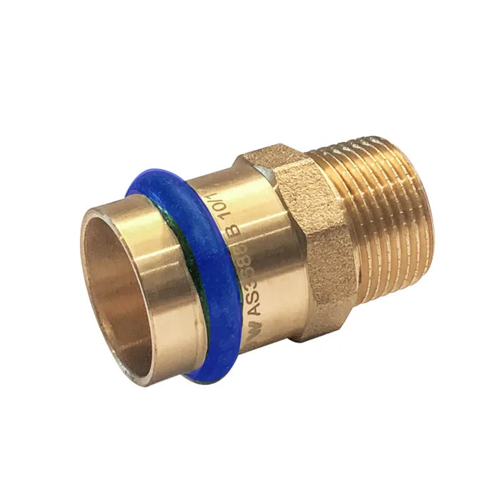 METPRESS Press Fit Male Reducing Coupling - Brass