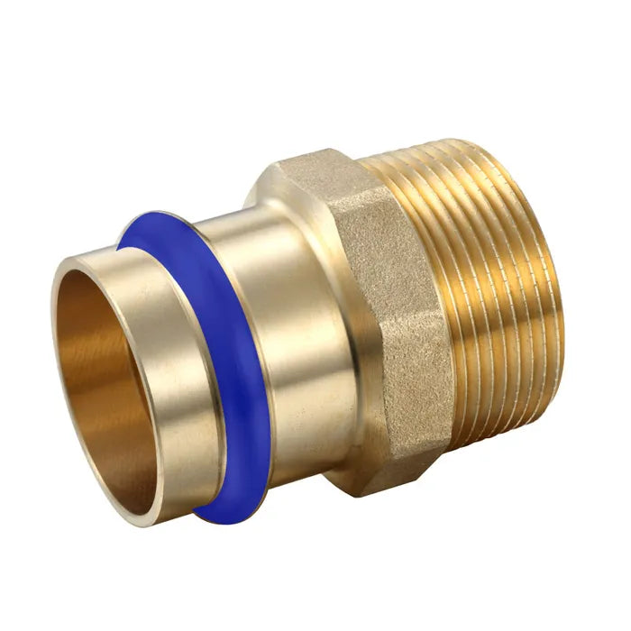 METPRESS Press Fit Male Coupling - Brass