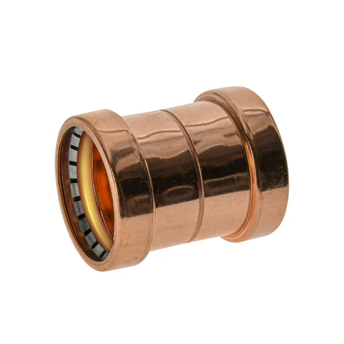 METPRESS Press Fit Gas Straight Coupling - Copper