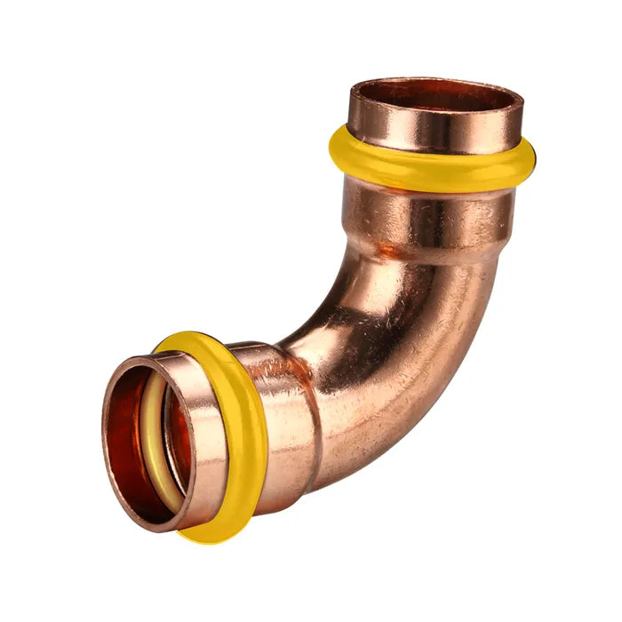 METPRESS Press Fit Gas Elbow 90° F &amp; F - Copper