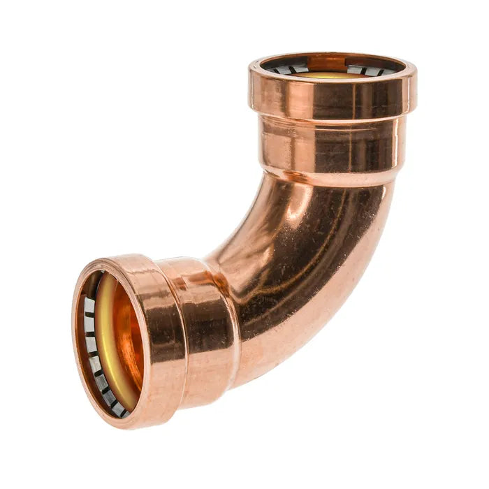 METPRESS Press Fit Gas Elbow 90° F &amp; F - Copper