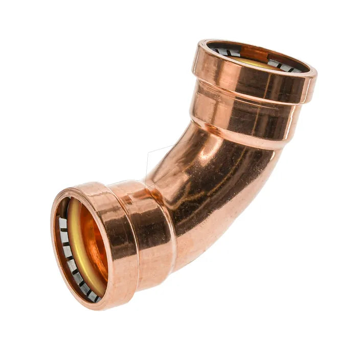 METPRESS Press Fit Gas Elbow 45° F &amp; F - Copper