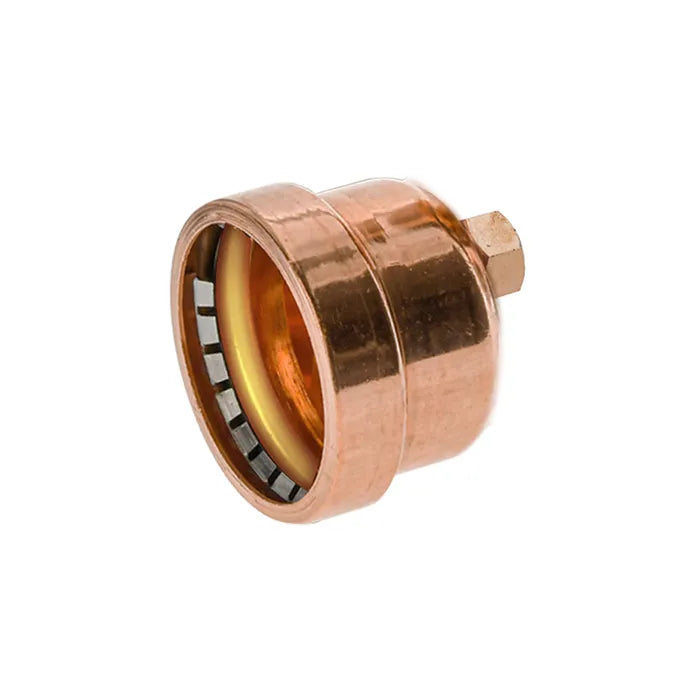 METPRESS Press Fit Gas End Cap - Copper