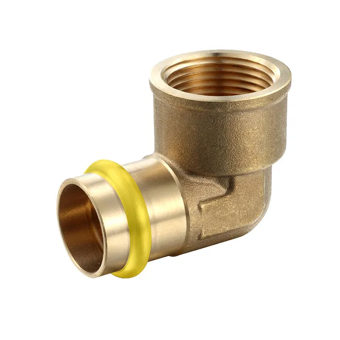 METPRESS Press Fit Gas Female Elbow - Brass