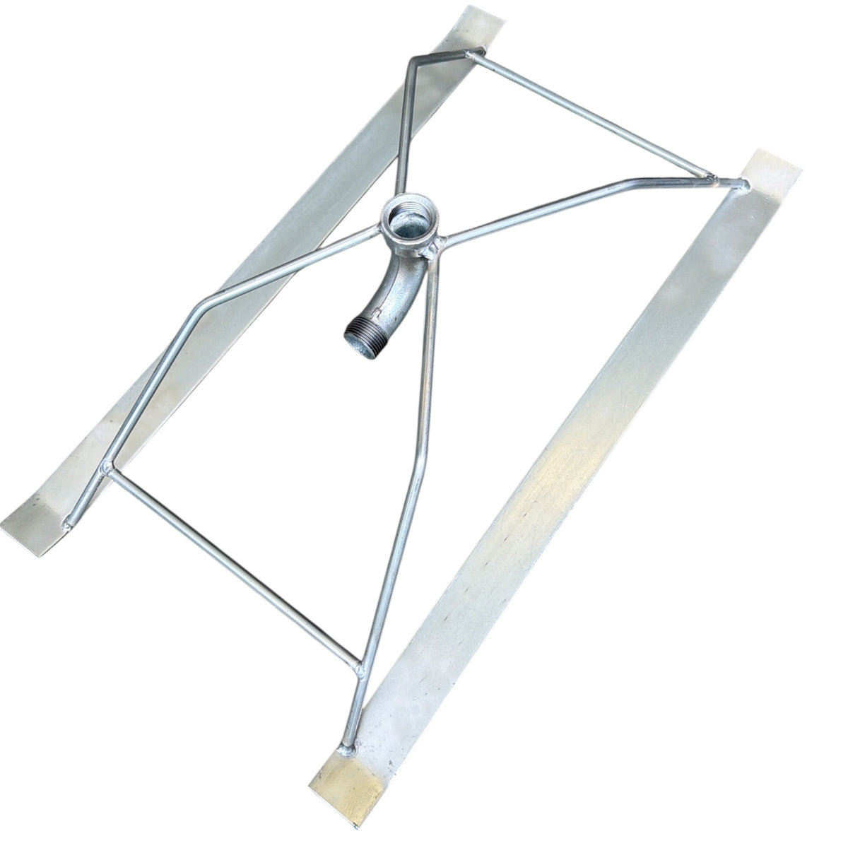 ZORRO Heavy Duty Galvanised Steel Sprinkler Base / Skid 25mm BSP