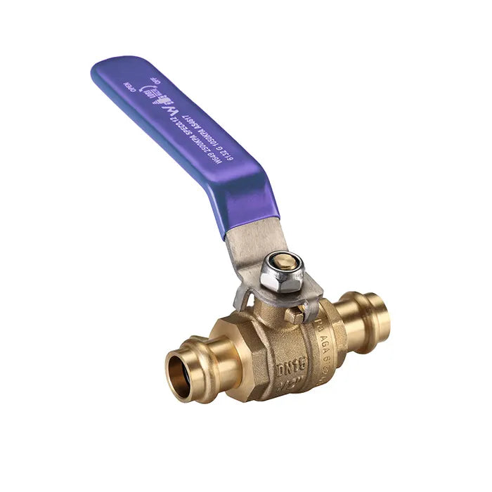 METPRESS Press Fit Lever Handle Ball Valve CU x CU - Lilac