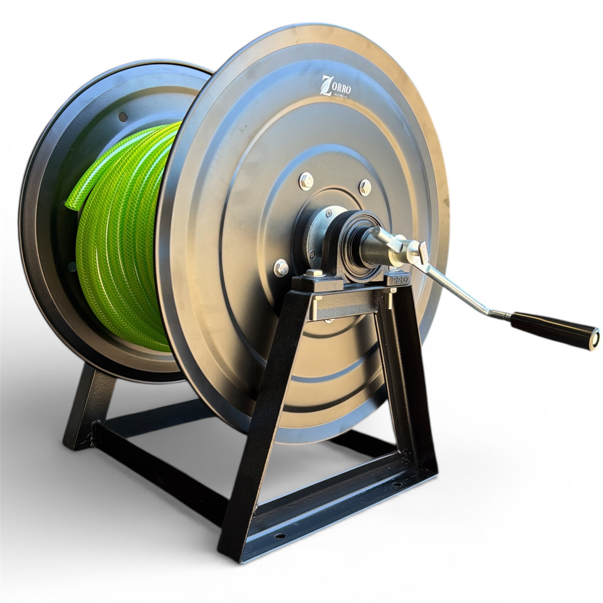 ZORRO Heavy Duty Mountable Reel with Barfell Aquamate Hose Bundle