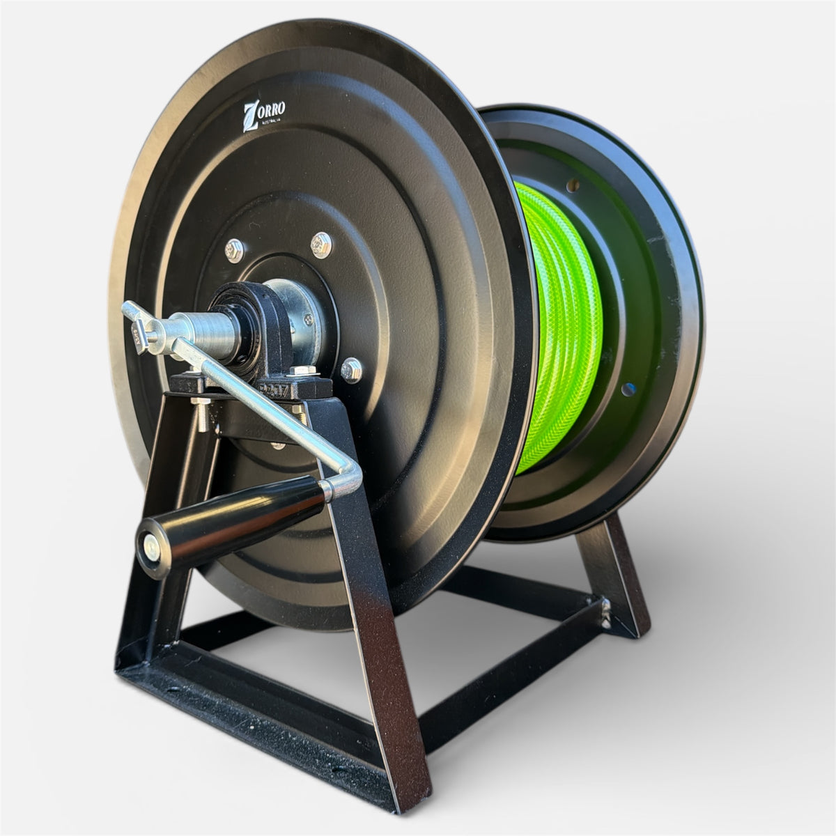 ZORRO Heavy Duty Mountable Reel with Barfell Aquamate Hose Bundle