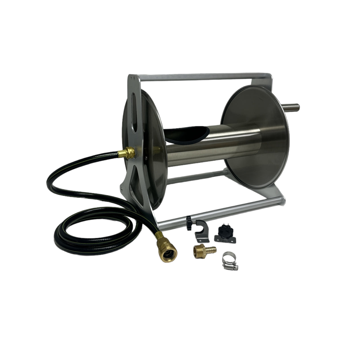 ZORRO Stainless Steel Mountable Reel with Extension Hose