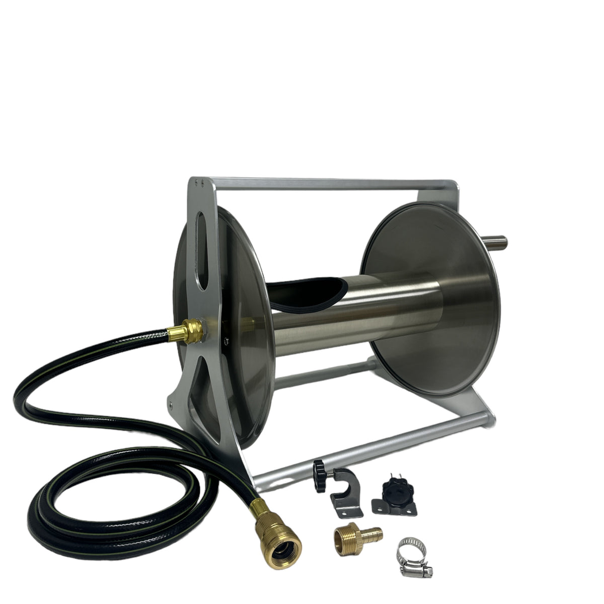 ZORRO Stainless Steel Mountable Reel with Extension Hose