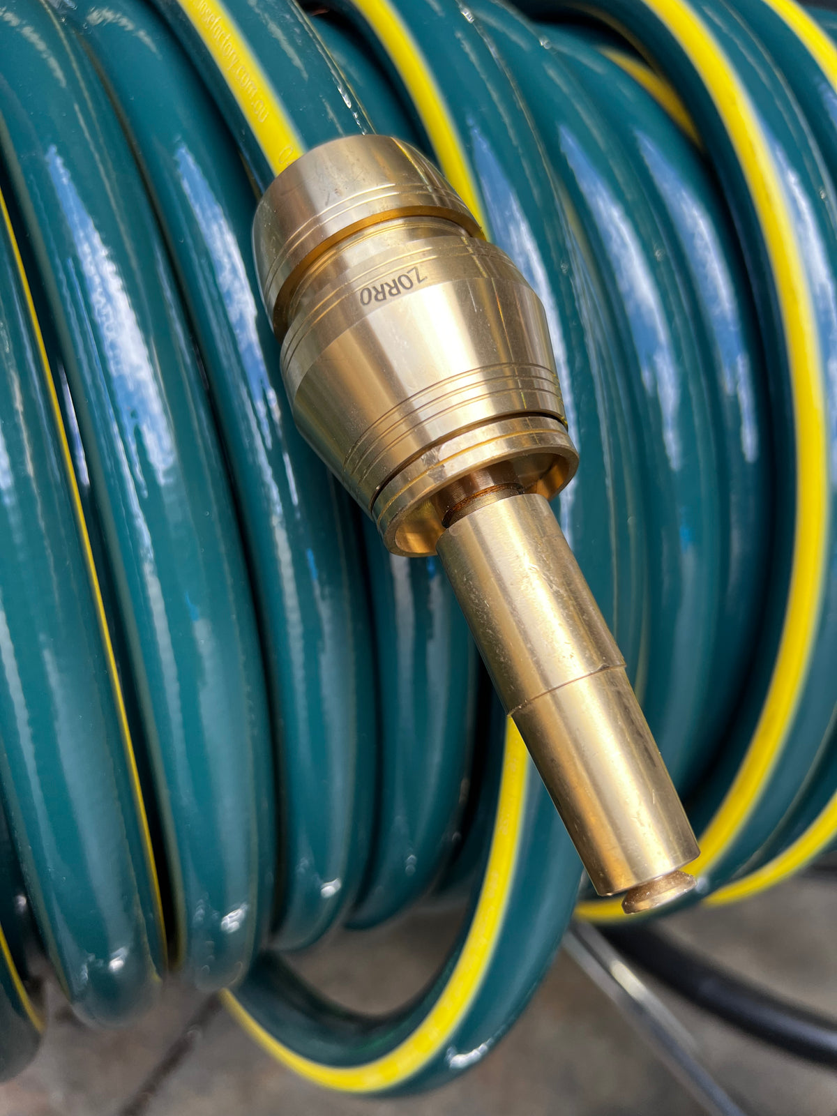 ZORRO Stainless Steel 2 Wheel Cart Proline Water Hose Brass Fitting & Nozzle