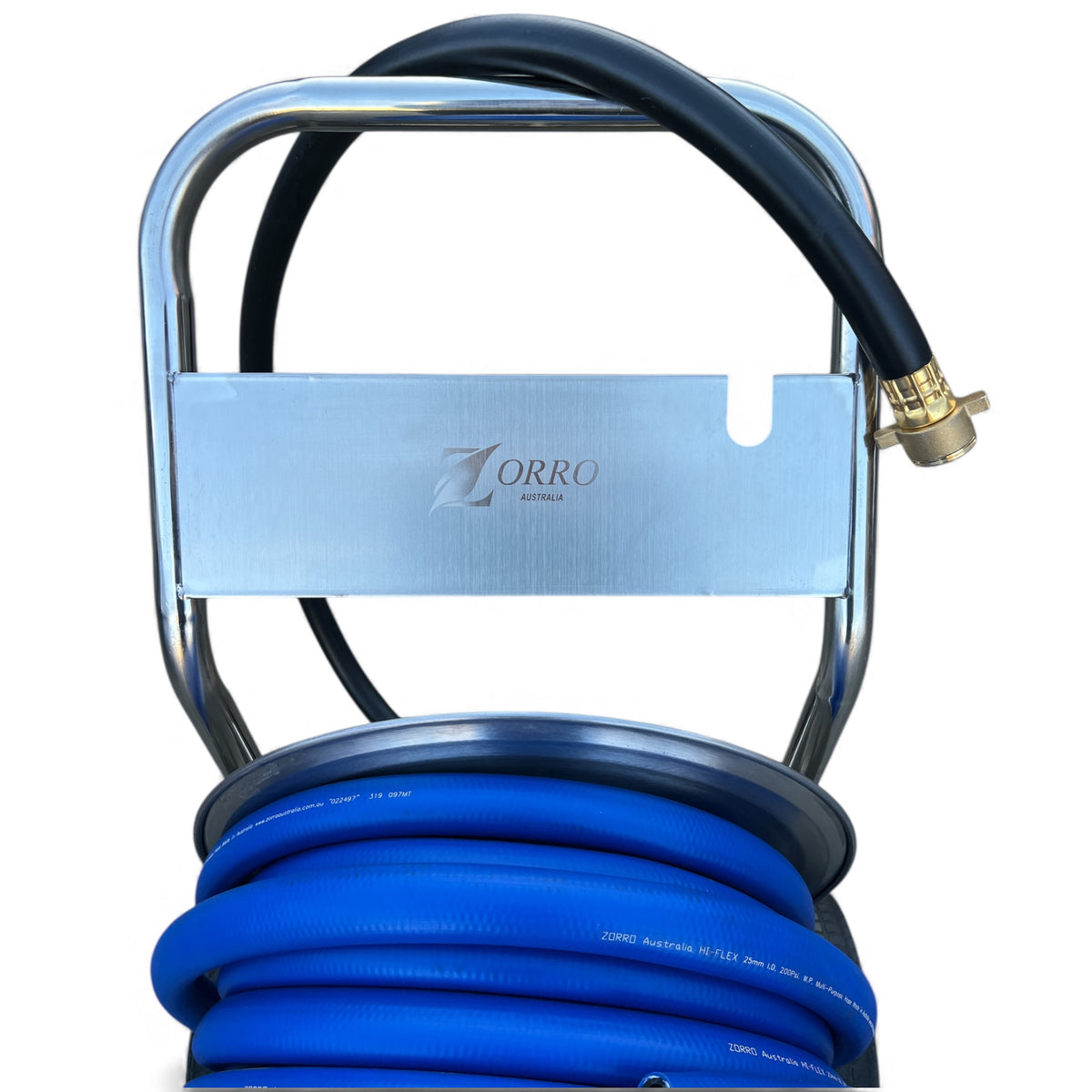 ZORRO Stainless Steel Trolley with Hi-Flex Multi-Purpose Flexible Hose