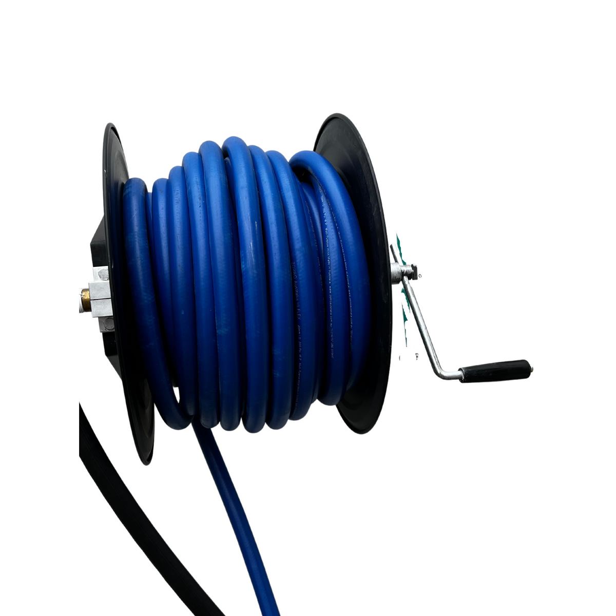 ZORRO Hi-Flex Hose & Mountable Reel Bundle Brass Fittings & Nozzle