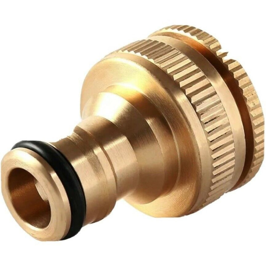 thumbnail image 2 of 1/2 Brass Hose Connector Garden Watering Water Hose Pipe Tap Adaptor Fitting 2 of 3