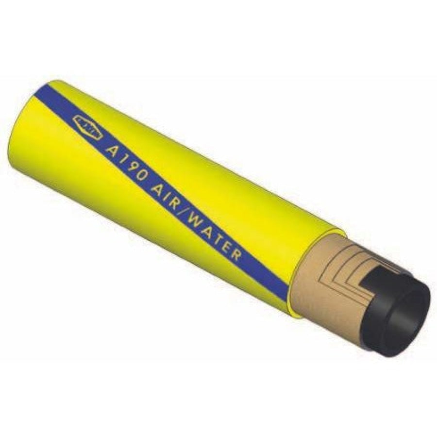 Dixon A190 Rubber Air &amp; Water Delivery Hose 13Mm / 10Mt Yellow
