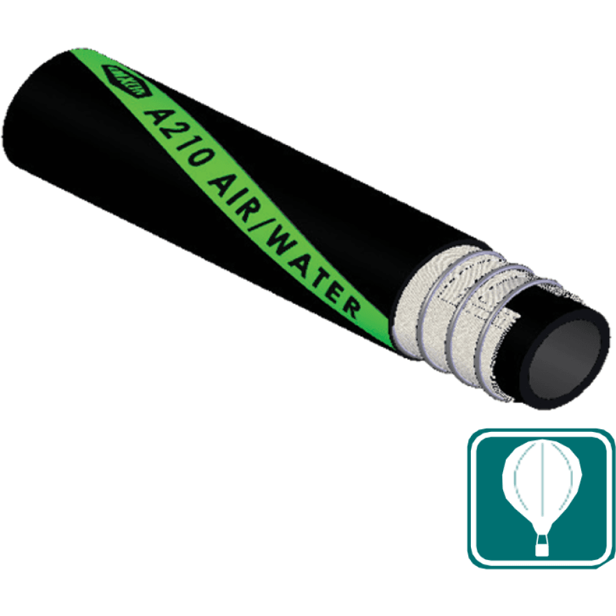 Dixon A210 Rubber Heavy Duty Water Suction & Delivery Hose 19Mm / 20Mt Hoses