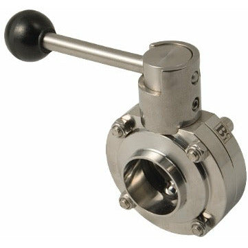 DIXON Butterfly Valve with Pull Handle with Clamp or Weld end