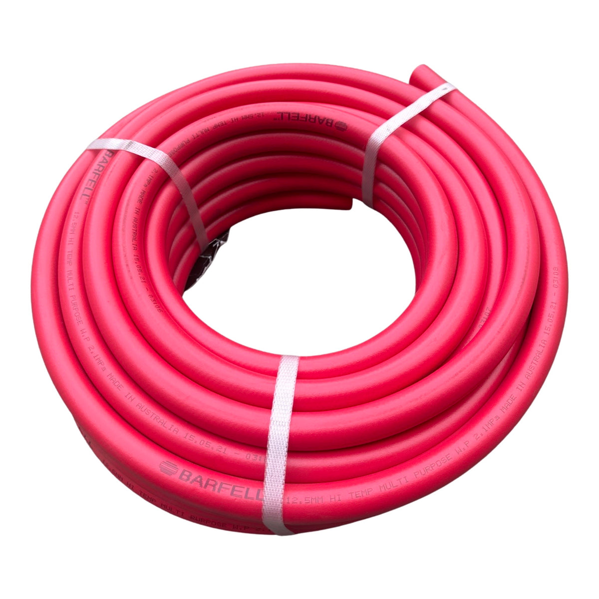 BARFELL High Temperature Hose w Crimped Stainless Steel Fittings 12.5mm