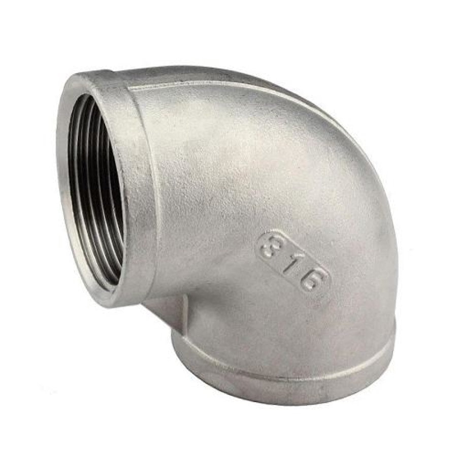 Stainless Steel 316 Elbow 90' F x F BSP