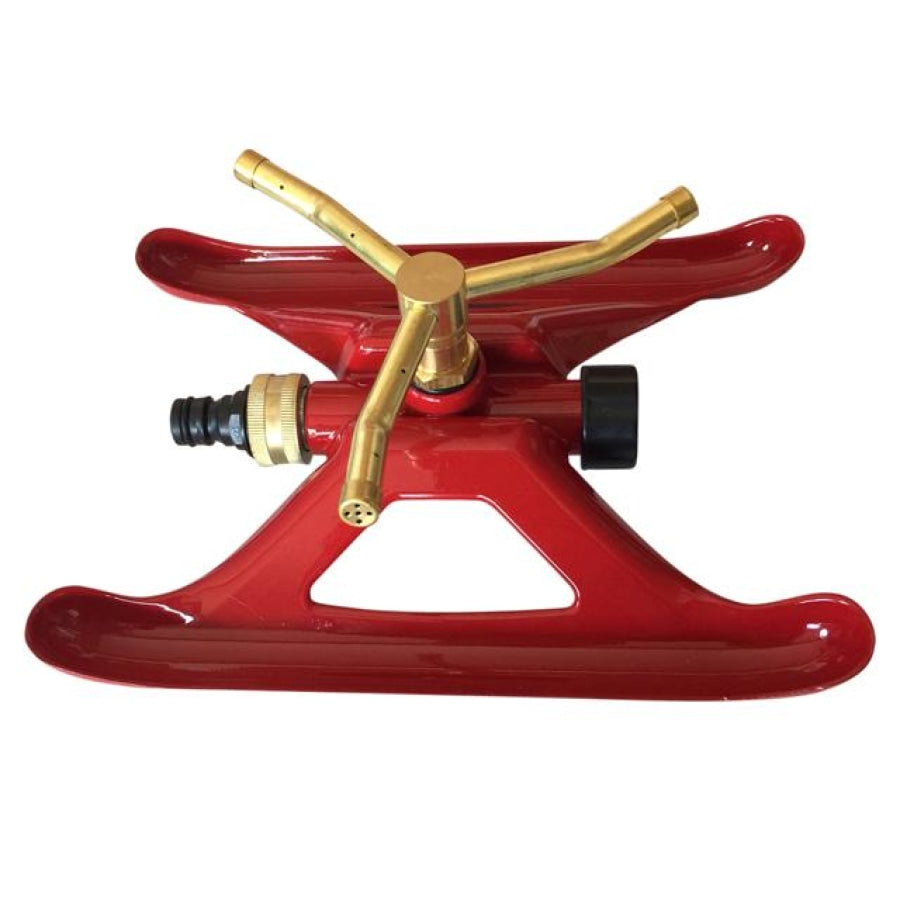 Rotating Brass 3 Arm Sprinkler With Metal Base 12mm / 1/2&quot;
