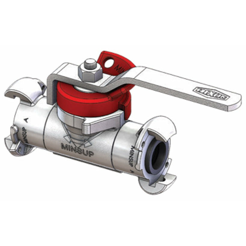 MINSUP Econovalve Ball Valve 1&quot; SGI Nitrile A-Type x A-Type