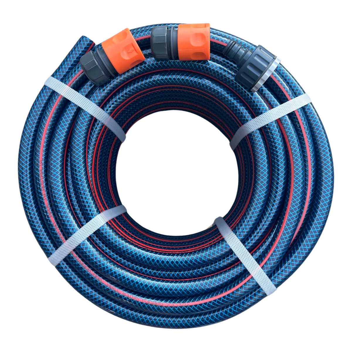 OZFLEX Flexible Garden Water Hose with 3 Piece Plastic Fittings