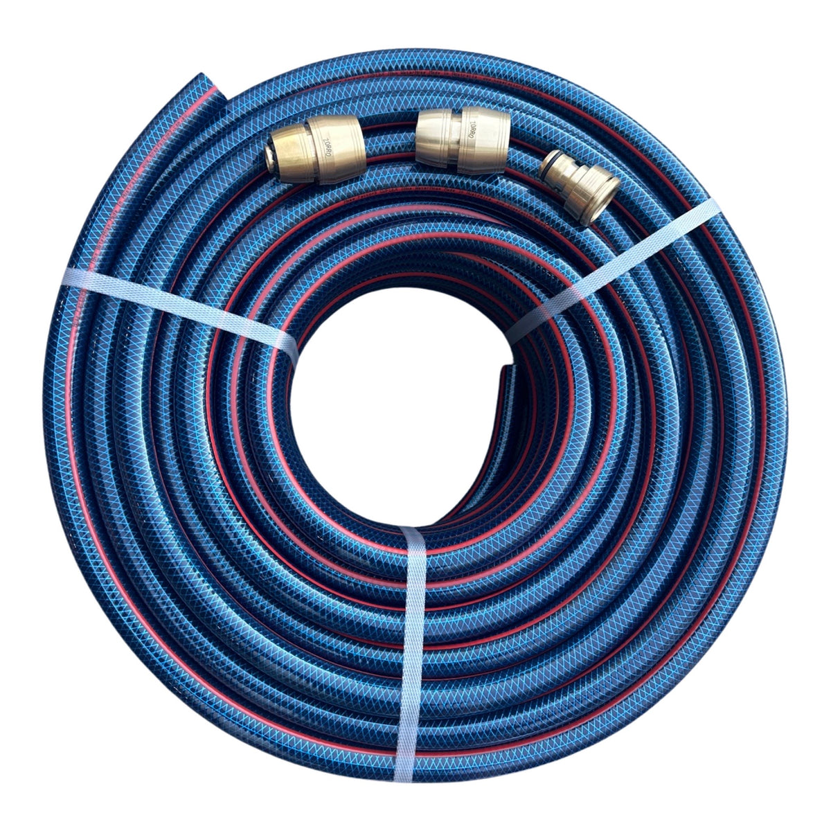 OZFLEX Flexible Garden Water Hose with 3 Piece ZORRO Brass Fittings