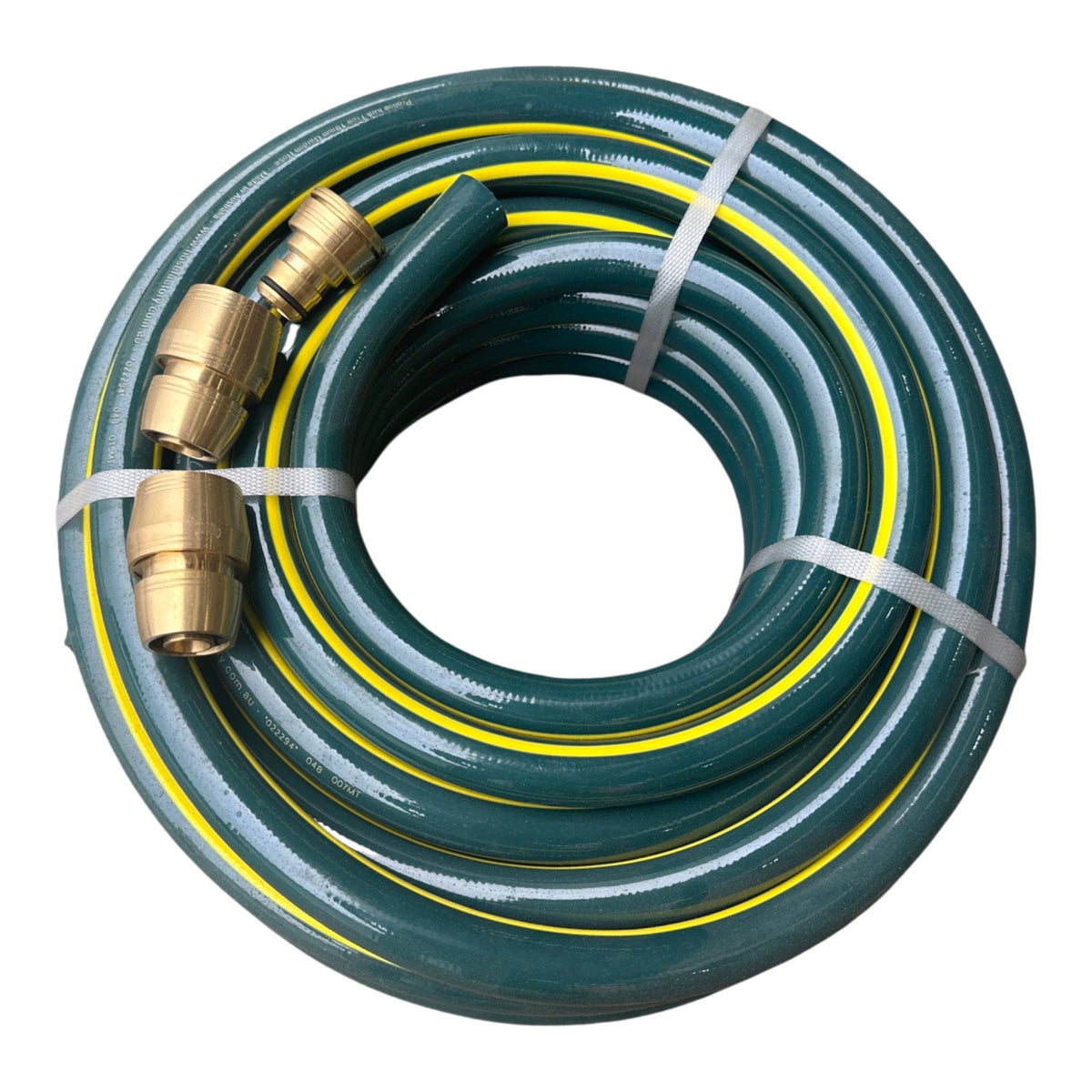 Proline Garden Water Hose with 3 Piece ZORRO Brass Fittings