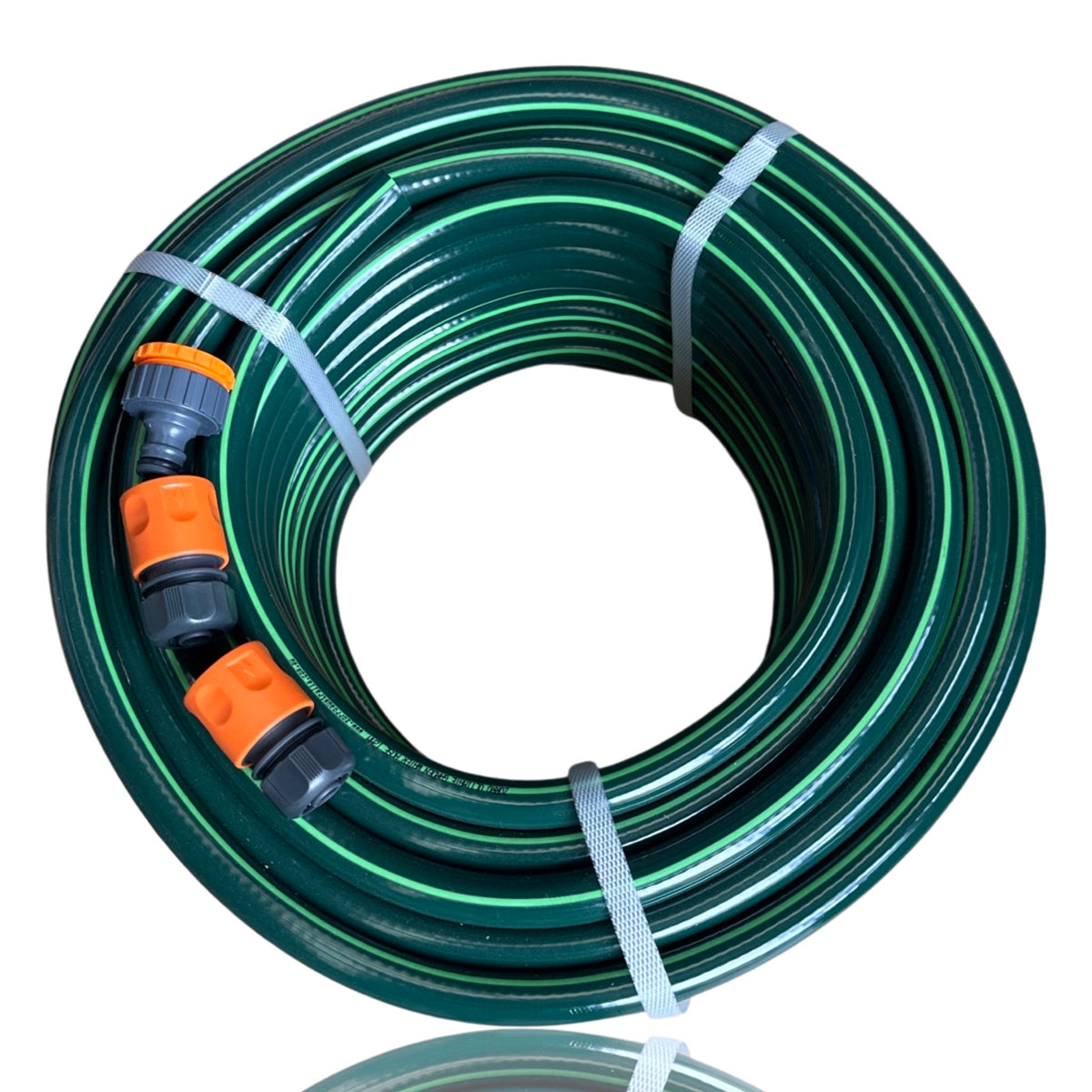 ZORRO Ultimate Garden Hose with 3 Piece Plastic Fittings 13mm