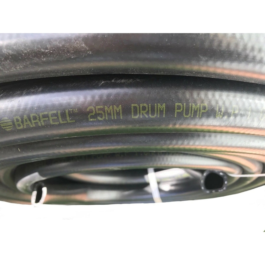 BARFELL Drum Pump 25mm Petrol Resistant Transfer Hose