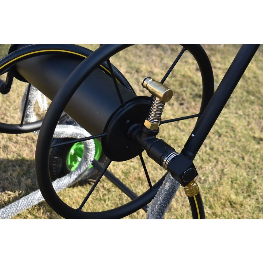 NEW ZORRO Steel Reel Cart with Ozflex 12mm Garden Hose with Brass  Connectors