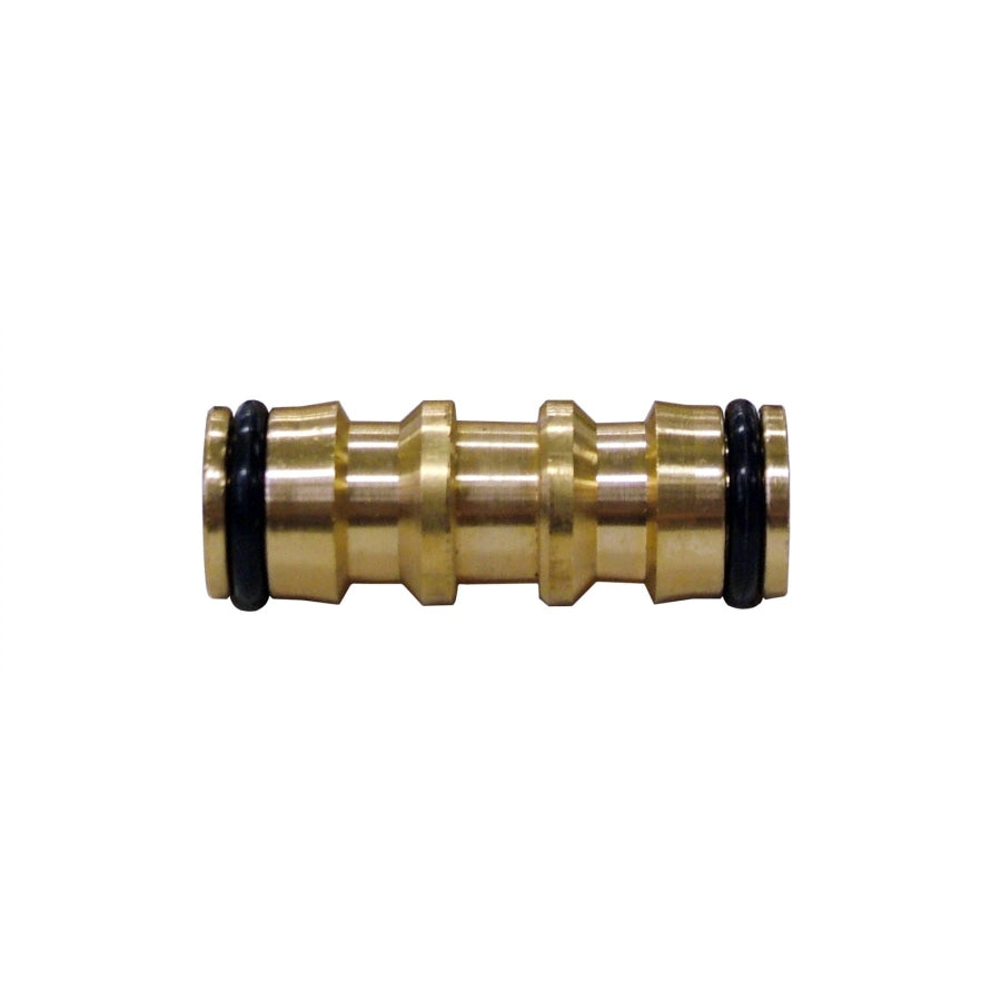 ZORRO 12mm - 1/2&quot;  Brass 2-Way Coupling Joiner Hose Fitting Connector
