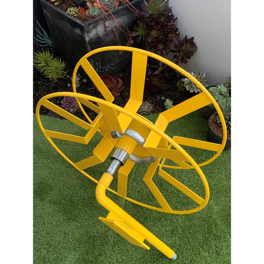 BUNDLE &amp; SAVE DIXON Steel Hose Reel 25MM Fire Hose, Fire Nozzle with lever and Brass Nut and Tail