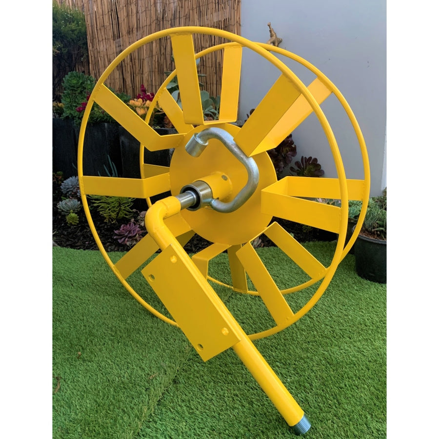 DIXON Steel Hose Reel with Fire Hose, Fire Nozzle with lever set