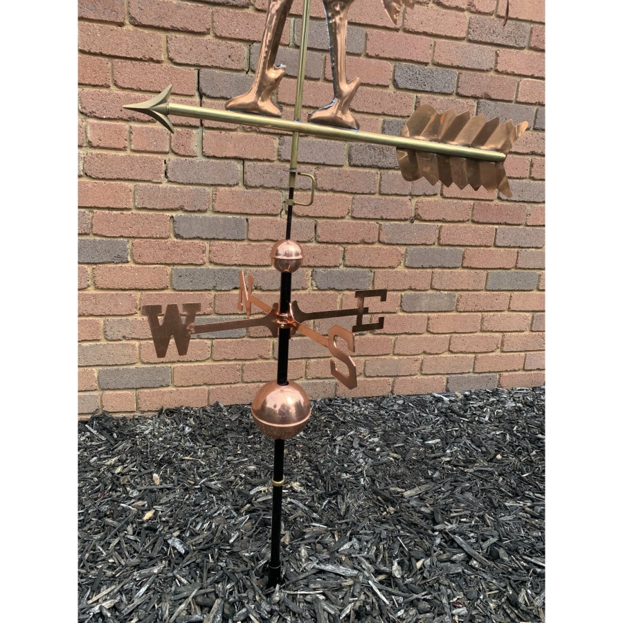 Zorro Rooster Weathervane Pure Copper