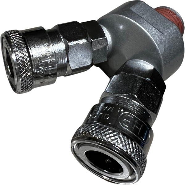 Nitto Style 2 Way Quick Connect Splitter 3/8