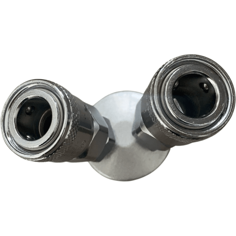 Nitto Style 2 Way Quick Connect Splitter Coupler Pneumatic Air Fitting 1/4 Fittings