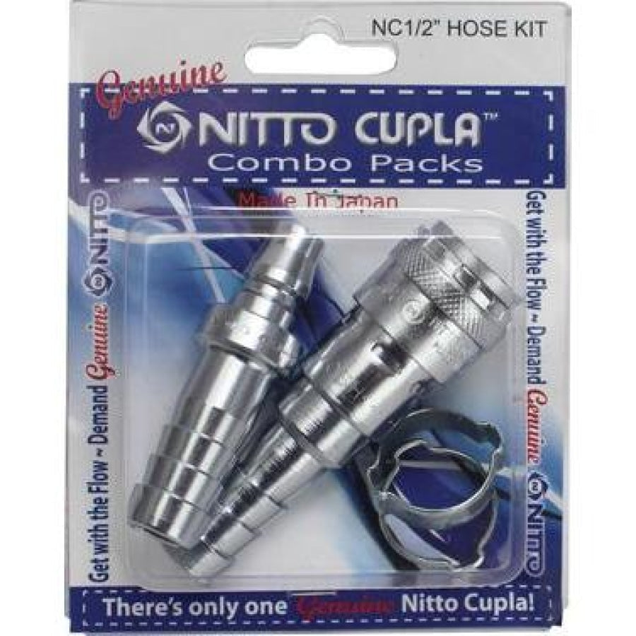 Nitto Genuine One Touch Cupla Combo Pack 1/2 Fittings