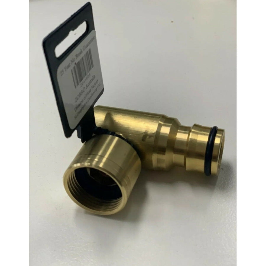 ZORRO Brass Swivel Garden Water Tap Adaptor Hose Connector