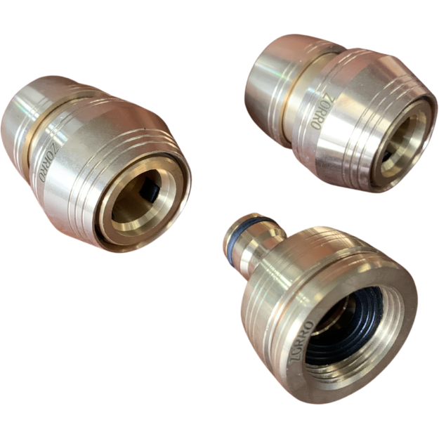 Zorro Proline Brass Hose Fitting Set 12Mm Fittings