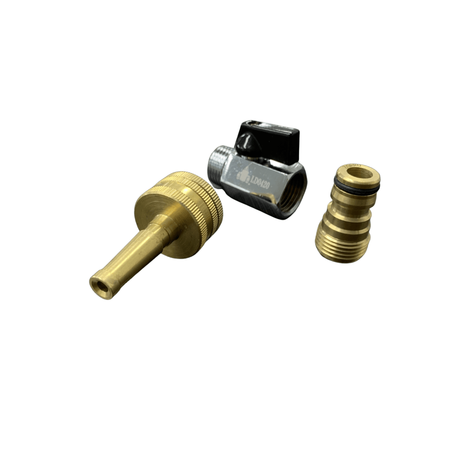 Zorro High Pressure Brass Jet Nozzle Kit With Valve 1/2 Fittings