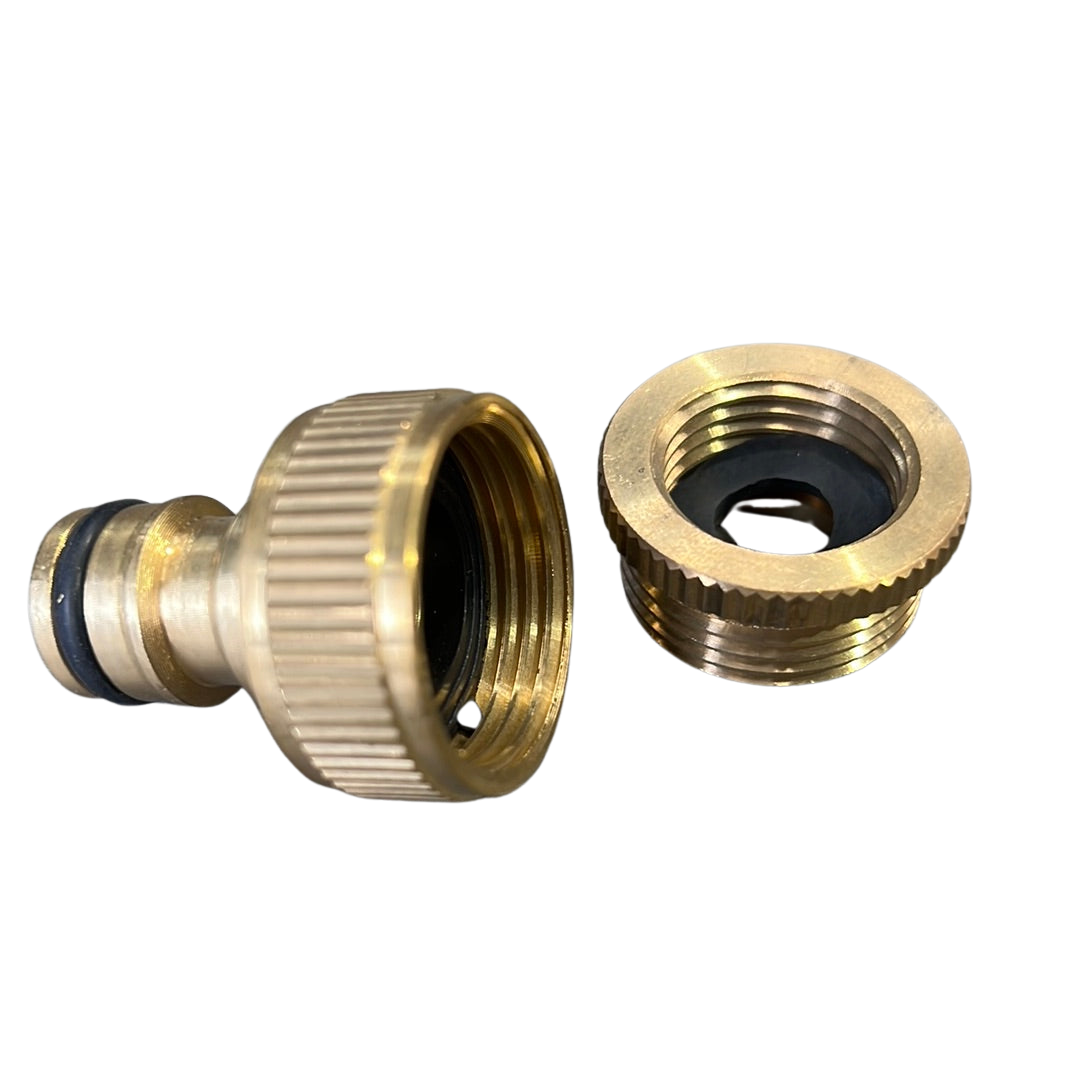 Fitting 3/4 To 1/2 Brass Garden Faucet Hose Tap Water Adaptor Connector